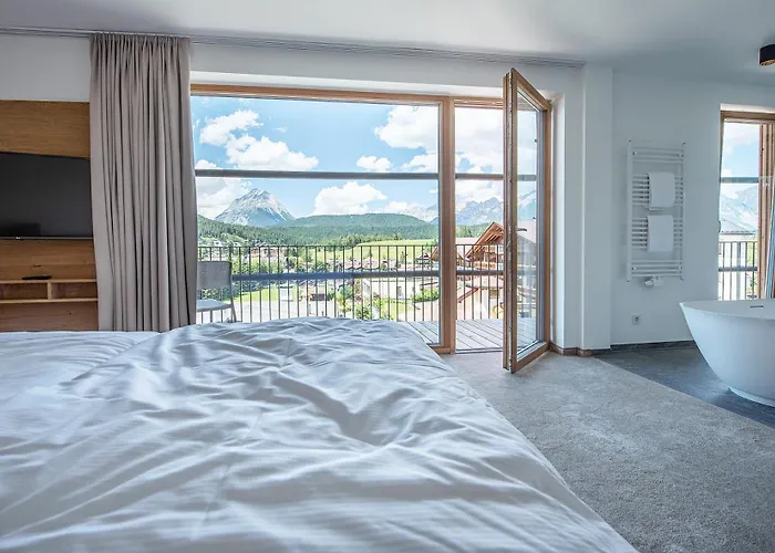 Gotthard - Fine Living Hotel apartamentowy Seefeld w Tirolu